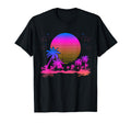 Synthwave Summer 1980S Art Palm T-Shirt - Aesthetic Graphic for Adults - T-Shirt, Sweatshirt, Hoodie
