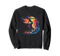 Roller Skating Retrowave Sweatshirt - Trendy Graphic Unisex - T-Shirt, Sweatshirt, Hoodie
