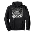 Raised Old School Hip Hop Cassette Hoodie - Streetwear Style for Adults - T-Shirt, Sweatshirt, Hoodie