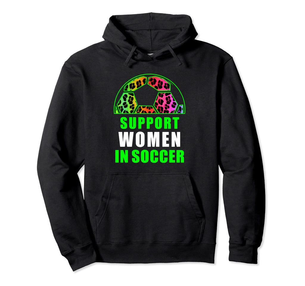 Support Soccer Player Mom Soccer Fan Hoodie - Graphic Print for Adults - T-Shirt, Sweatshirt, Hoodie