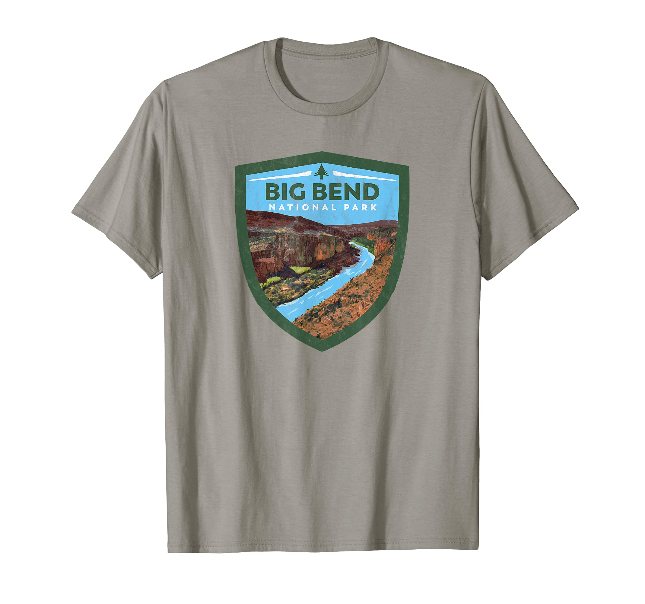 Big Bend National Park Badge T-Shirt - Custom Art Print Men Women - T-Shirt, Sweatshirt, Hoodie