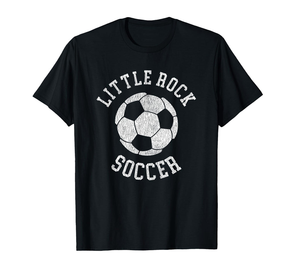 Little Rock Soccer Distressed 90S T-Shirt - Custom Art Print for Adults - T-Shirt, Sweatshirt, Hoodie