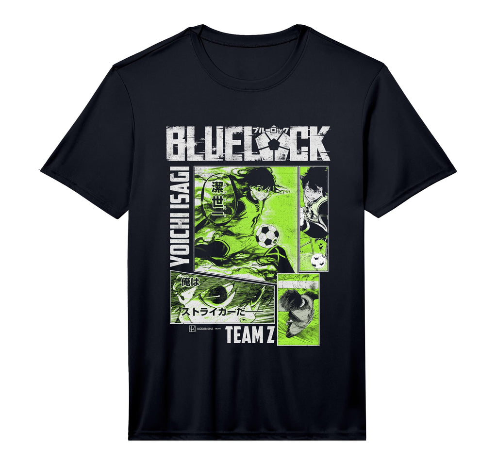 Mens Blue Lock Yoichi Isagi Split T-Shirt - Novelty Apparel for Adults - T-Shirt, Sweatshirt, Hoodie