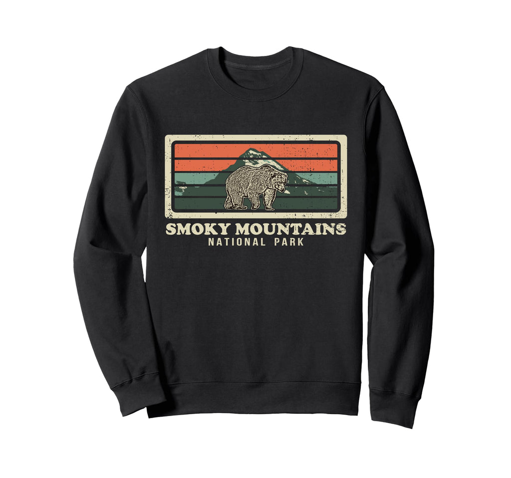 Smoky Mountains National Park Bear Sweatshirt - Novelty Apparel for Adults - T-Shirt, Sweatshirt, Hoodie
