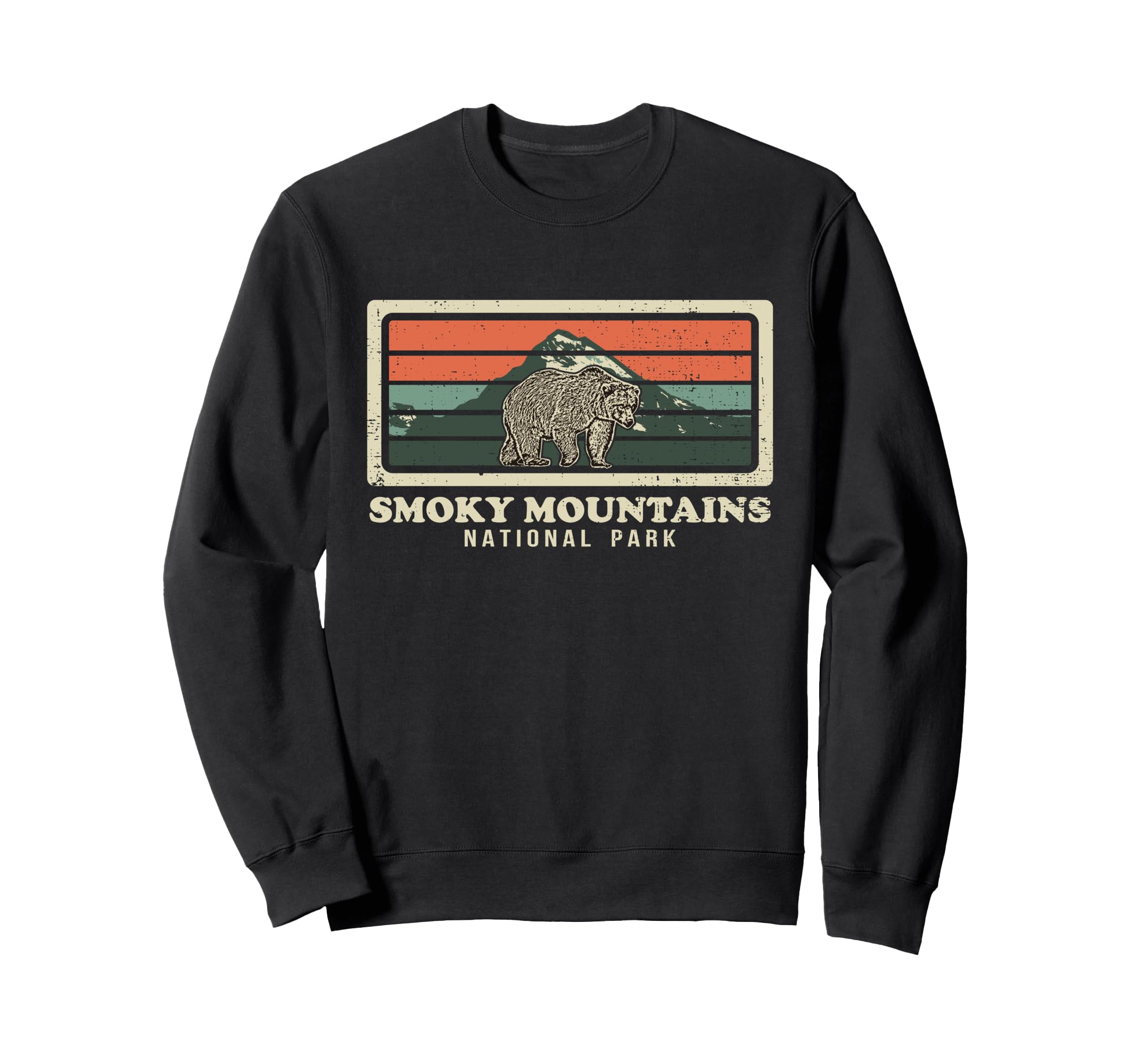 Smoky Mountains National Park Bear Sweatshirt - Novelty Apparel for Adults - T-Shirt, Sweatshirt, Hoodie