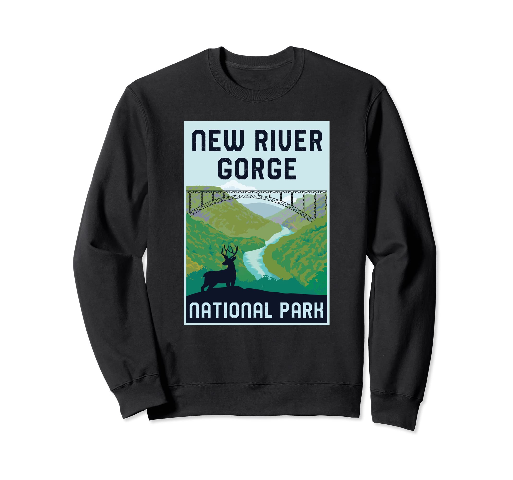 New River Gorge National Park West Sweatshirt - Novelty Apparel Unisex - T-Shirt, Sweatshirt, Hoodie