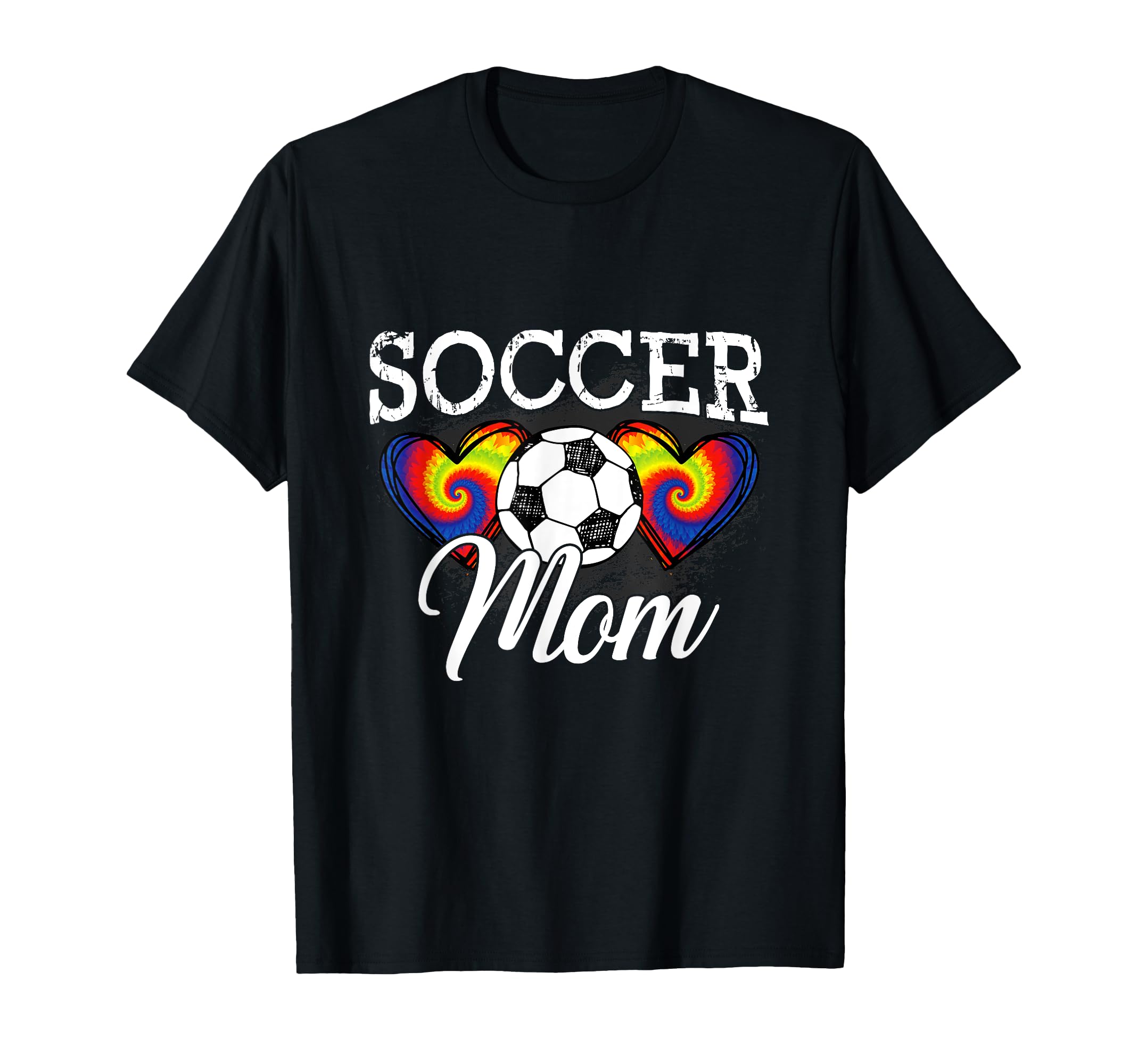 Soccer Mom Mother Tie Dye Soccer Mom T-Shirt - Minimalist Print for Adults - T-Shirt, Sweatshirt, Hoodie