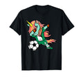 Dabbing Unicorn Nigeria Football T-Shirt - Graphic Print Men Women - T-Shirt, Sweatshirt, Hoodie