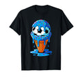 Soccer Ball Ice Cream Drip Fun T-Shirt - Fun Novelty Design Unisex - T-Shirt, Sweatshirt, Hoodie