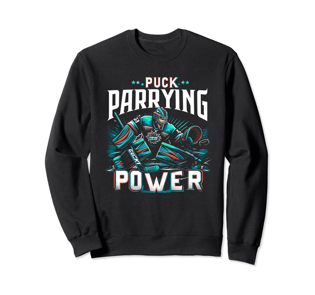 Ice Hockey Goalie Goaltender Keeper Sweatshirt - Fun Novelty Design Unisex - T-Shirt, Sweatshirt, Hoodie
