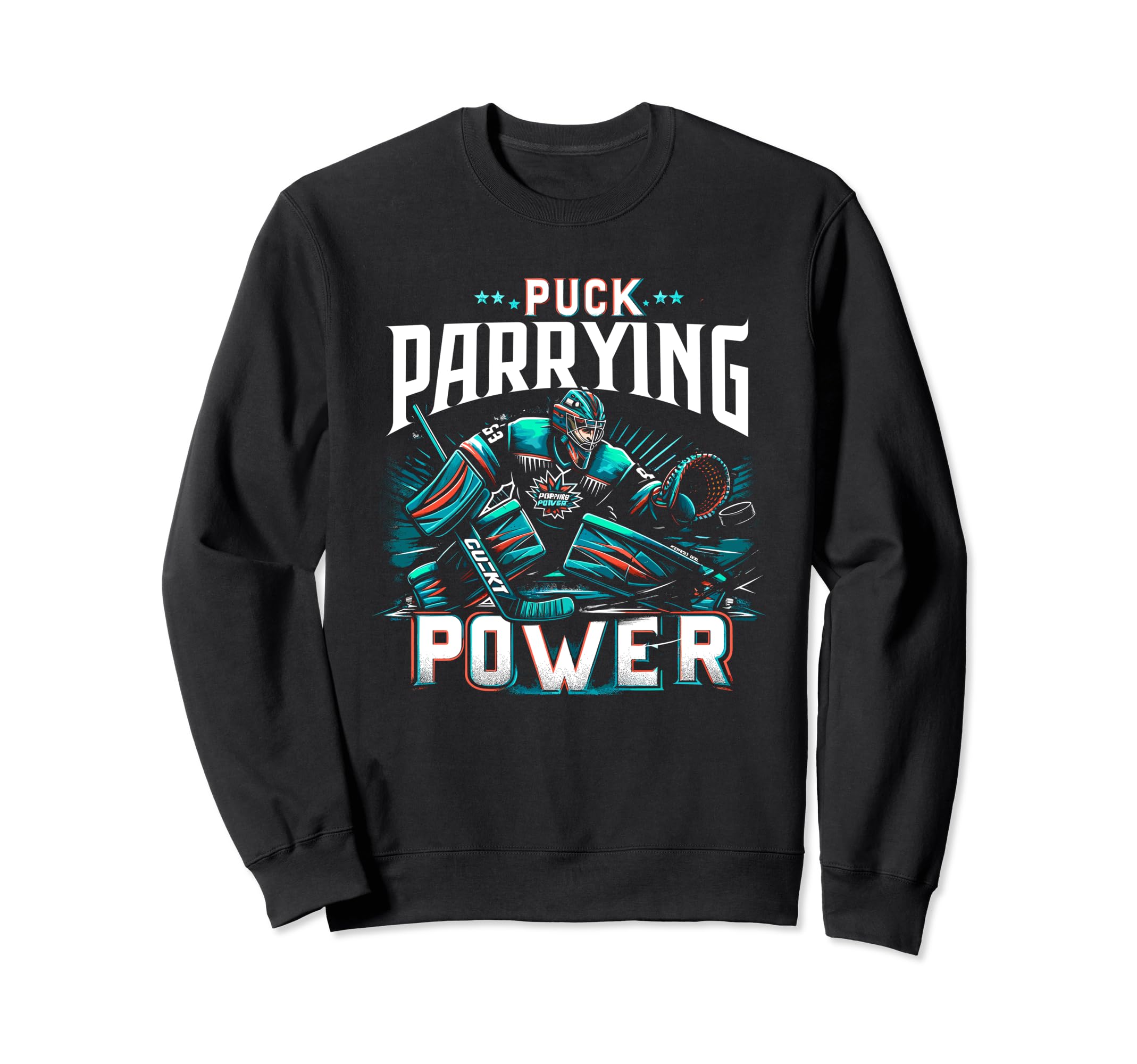 Ice Hockey Goalie Goaltender Keeper Sweatshirt - Fun Novelty Design Unisex - T-Shirt, Sweatshirt, Hoodie