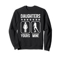 Daughters Soccer Dad Soccer Player Sweatshirt - Novelty Apparel Men Women - T-Shirt, Sweatshirt, Hoodie