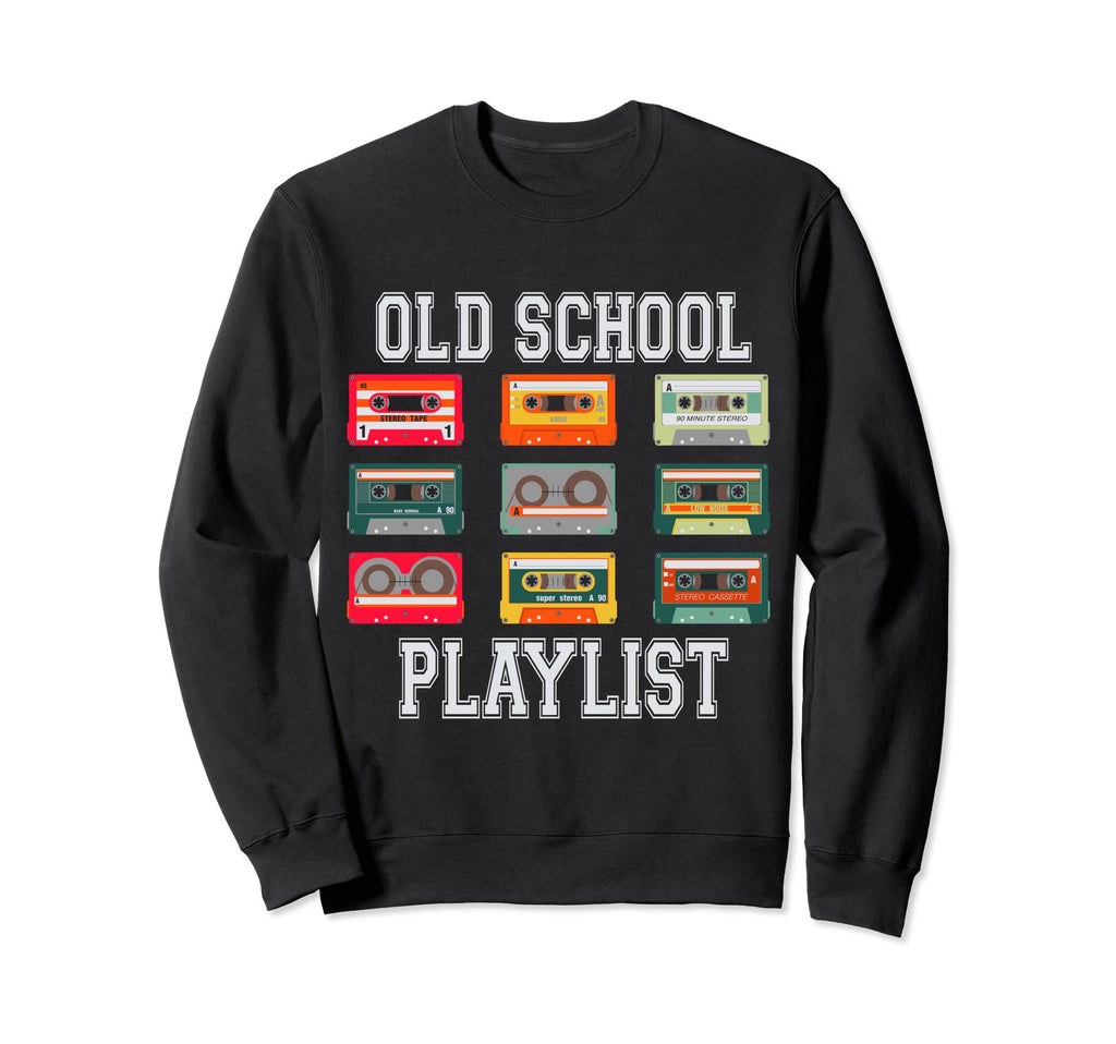 Oldschool Cassette Tape 80S Sweatshirt - Casual Everyday Wear Men Women - T-Shirt, Sweatshirt, Hoodie