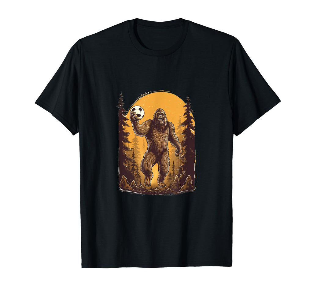 Soccer Ball Bigfoot Funny Soccer T-Shirt - Novelty Apparel for Adults - T-Shirt, Sweatshirt, Hoodie