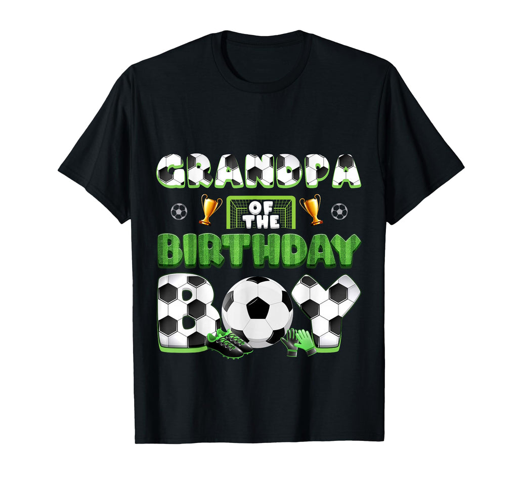 Grandpa Birthday Soccer Group Family T-Shirt - Custom Art Print for Adults - T-Shirt, Sweatshirt, Hoodie
