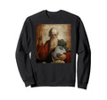 Soccer God Funny Football Sports Art Sweatshirt - Trendy Graphic Unisex - T-Shirt, Sweatshirt, Hoodie