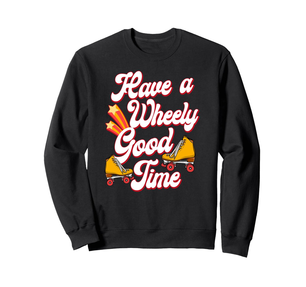 Roller Skating Skate 1970S Sweatshirt - Fun Novelty Design Men Women - T-Shirt, Sweatshirt, Hoodie