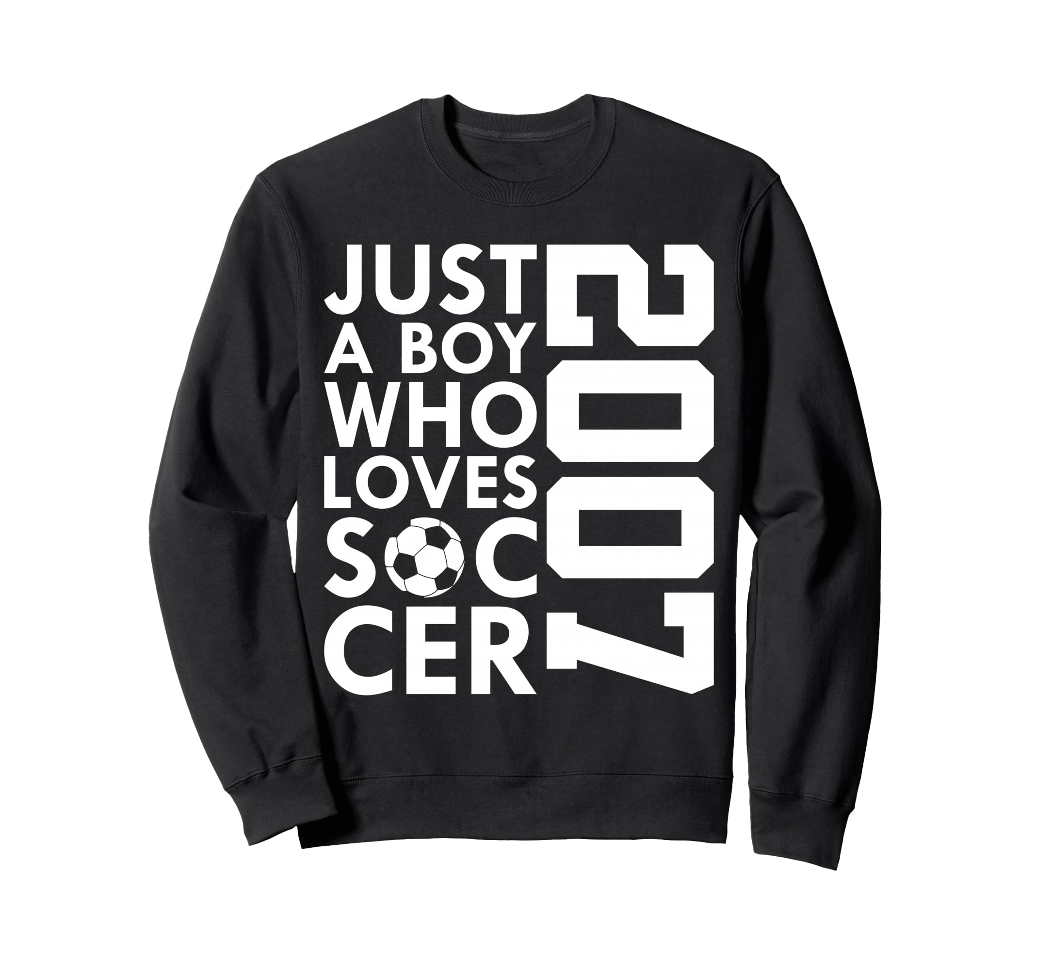 2007 Just Who Loves Soccer 19Th Sweatshirt - Minimalist Print Men Women - T-Shirt, Sweatshirt, Hoodie