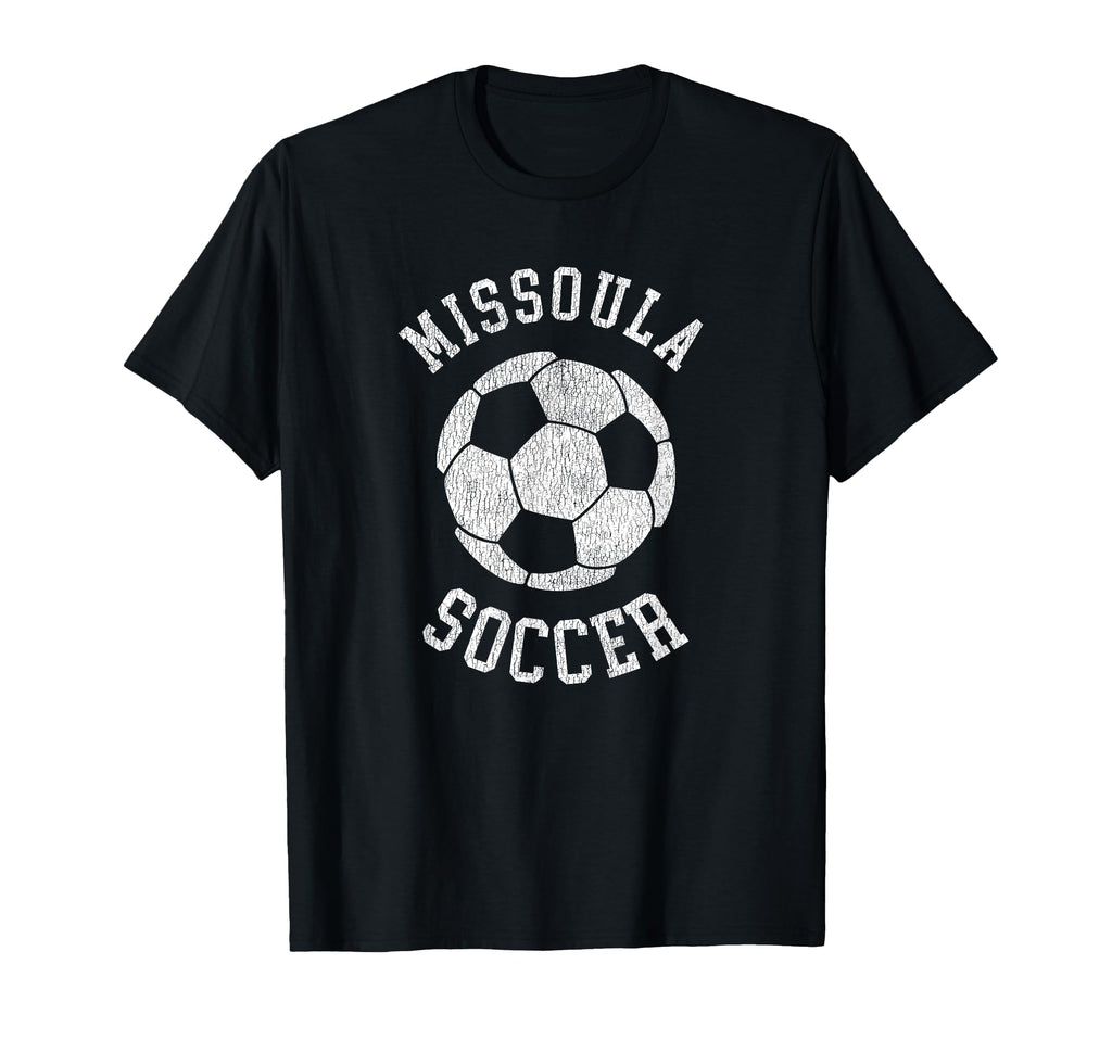 Missoula Soccer Distressed 90S T-Shirt - Unique Graphic Men Women - T-Shirt, Sweatshirt, Hoodie