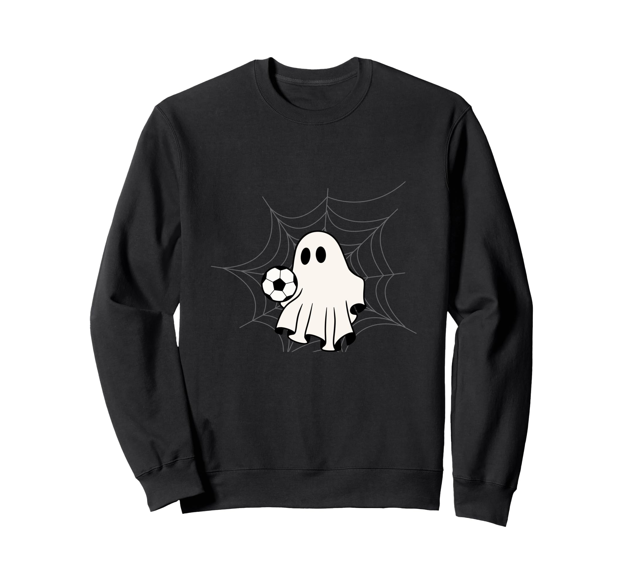 Ghost Playing Soccer Soccer Team Sweatshirt - Trendy Graphic Men Women - T-Shirt, Sweatshirt, Hoodie