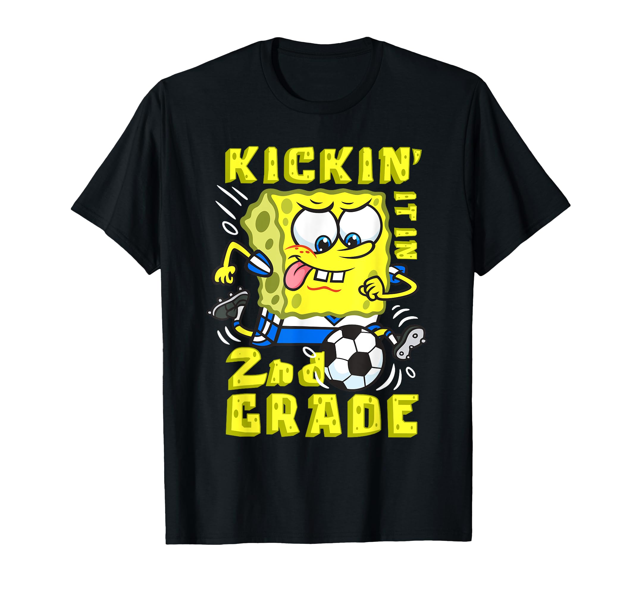 Spongebob Kickin It 2Nd Grade School T-Shirt - Streetwear Style Men Women - T-Shirt, Sweatshirt, Hoodie