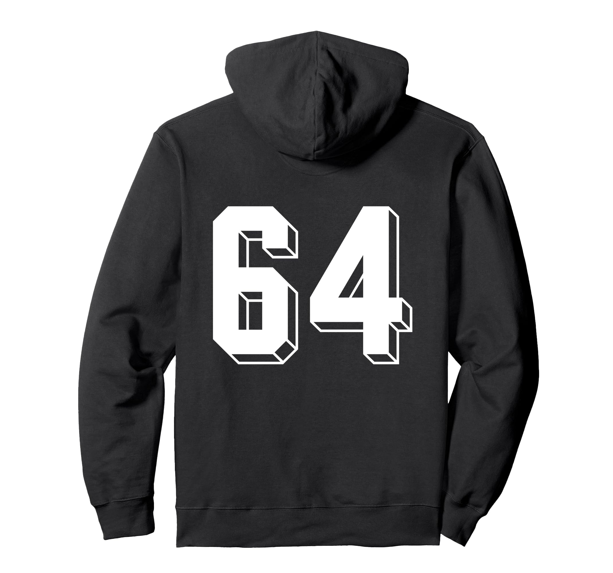 Number 64 Backside 80S 90S Team Hoodie - Aesthetic Graphic Men Women - T-Shirt, Sweatshirt, Hoodie