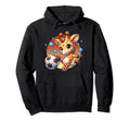 Soccer Player Giraffe Kicking Soccer Ball Hoodie - Aesthetic Graphic Unisex - T-Shirt, Sweatshirt, Hoodie