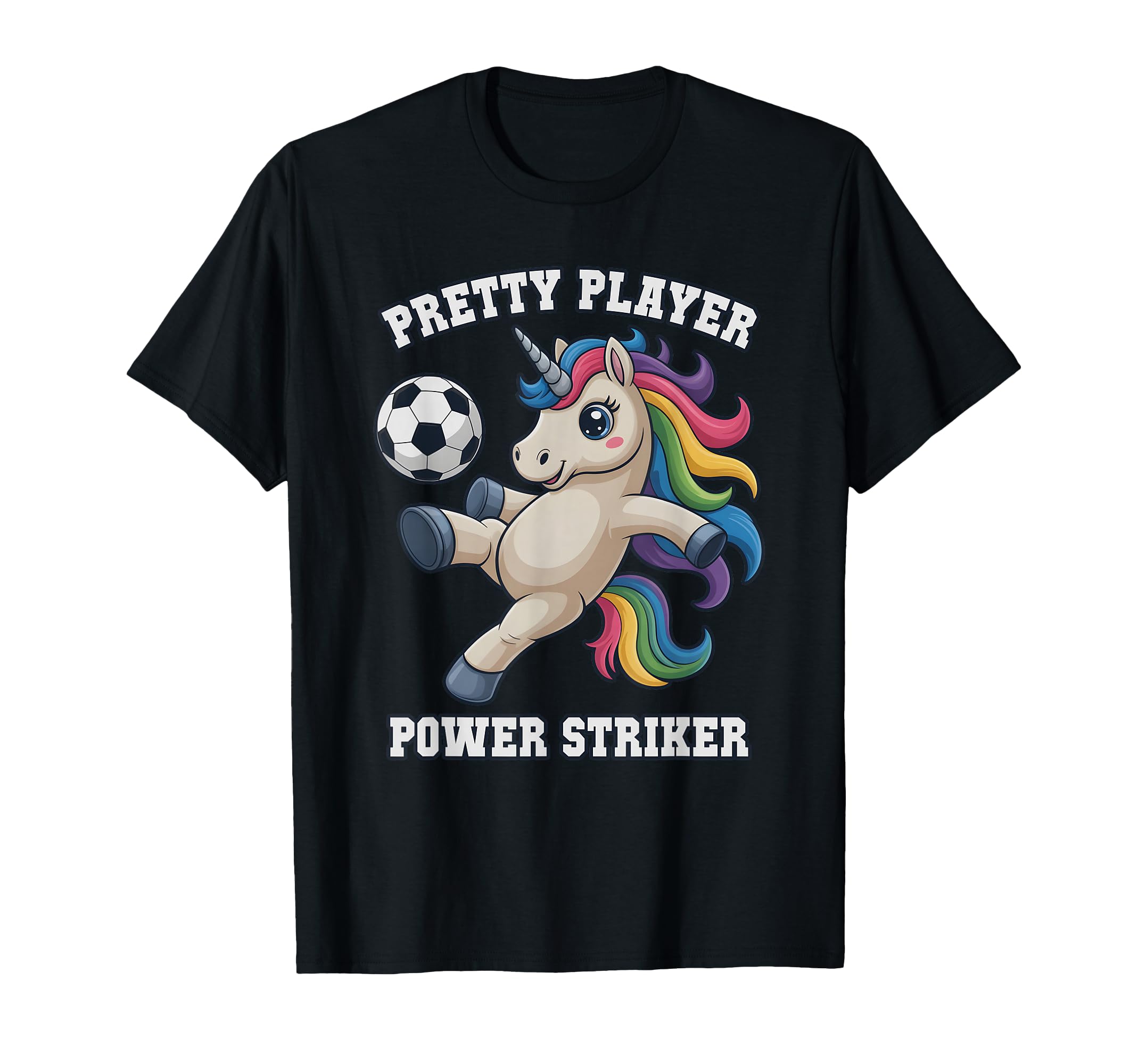 Player Soccer Unicorn Just Who Loves T-Shirt - Custom Art Print Men Women - T-Shirt, Sweatshirt, Hoodie