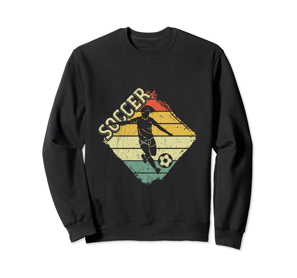 Soccer Player Silhouette Soccer Sweatshirt - Streetwear Style Unisex - T-Shirt, Sweatshirt, Hoodie