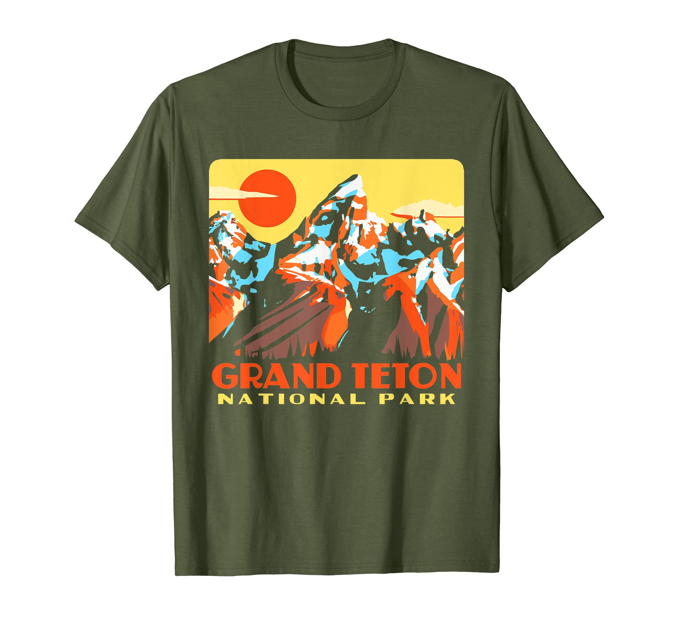 Grand Teton National Park Parks T-Shirt - Novelty Apparel Men Women - T-Shirt, Sweatshirt, Hoodie