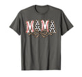 Leopard Baseball Soccer Mama Bow T-Shirt - Aesthetic Graphic Men Women - T-Shirt, Sweatshirt, Hoodie