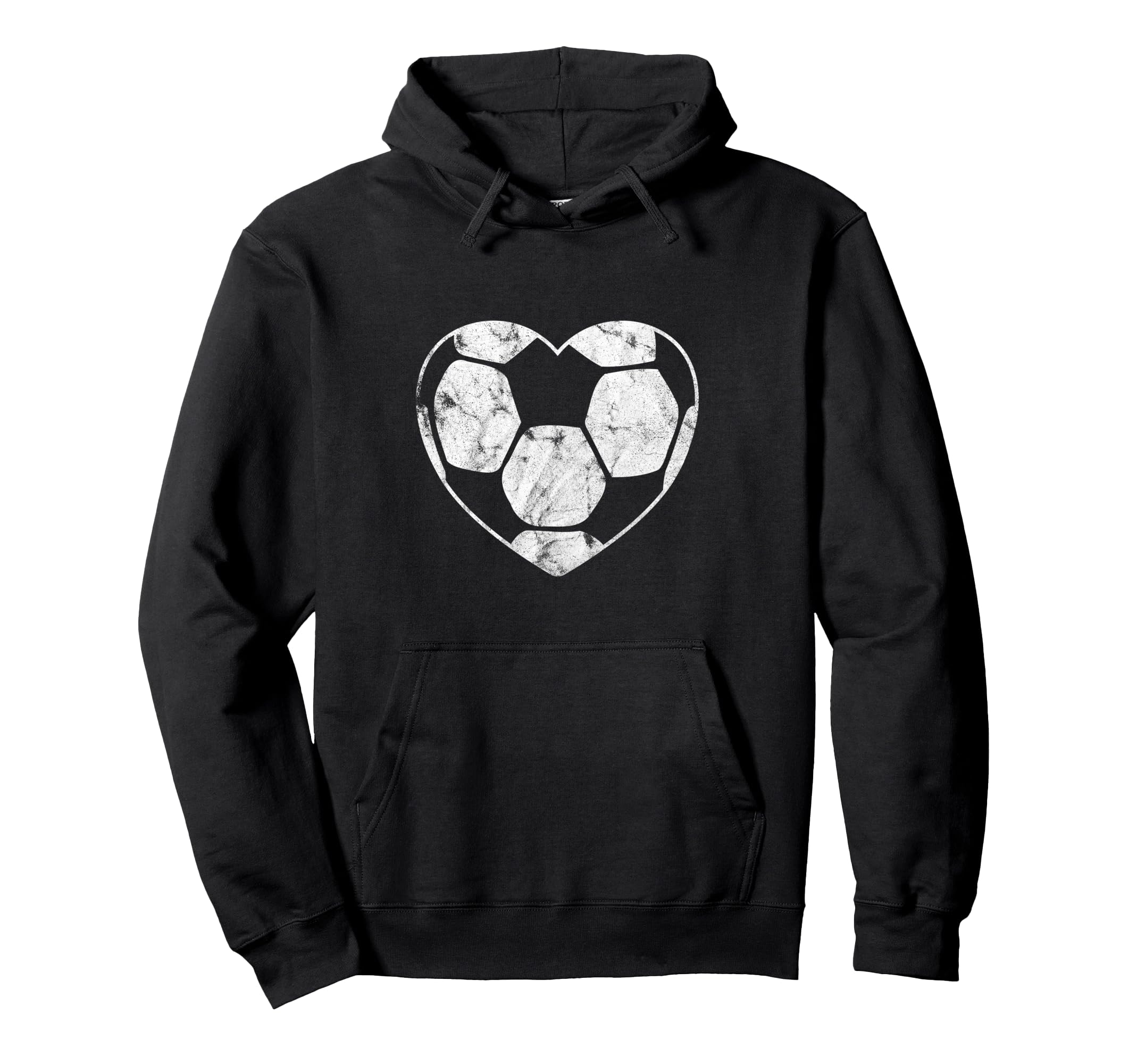 Soccer Ball Heart Shape Mom Parent Fan Hoodie - Unique Graphic Men Women - T-Shirt, Sweatshirt, Hoodie