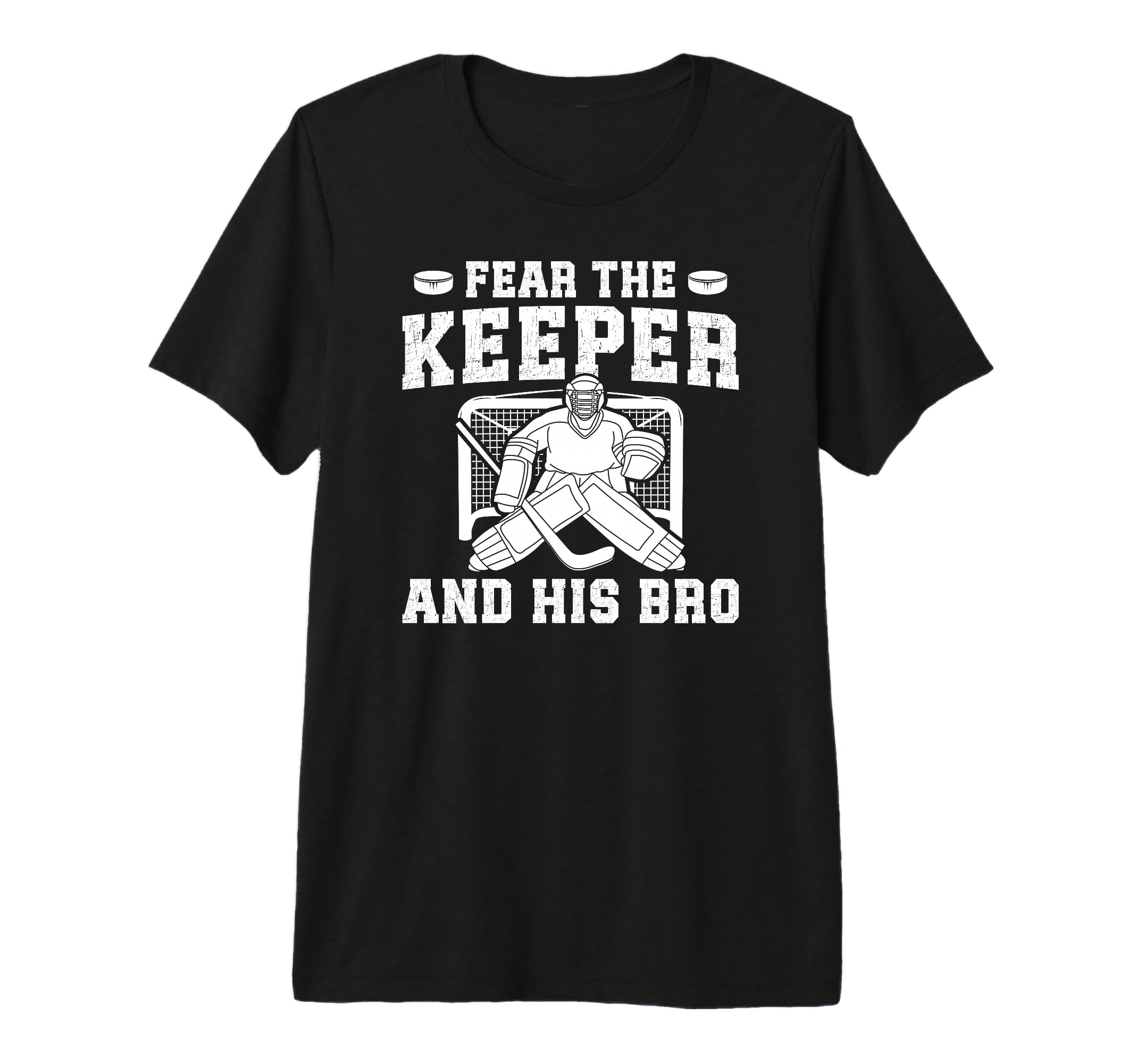 Funny Hockey Keeper Brother T-Shirt - Casual Everyday Wear Men Women - T-Shirt, Sweatshirt, Hoodie