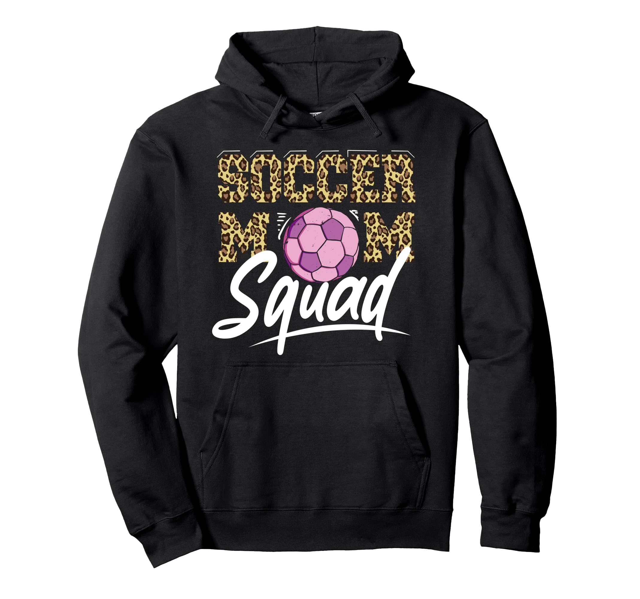 Soccer Mother Gameday Soccer Mom Squad Hoodie - Novelty Apparel for Adults - T-Shirt, Sweatshirt, Hoodie