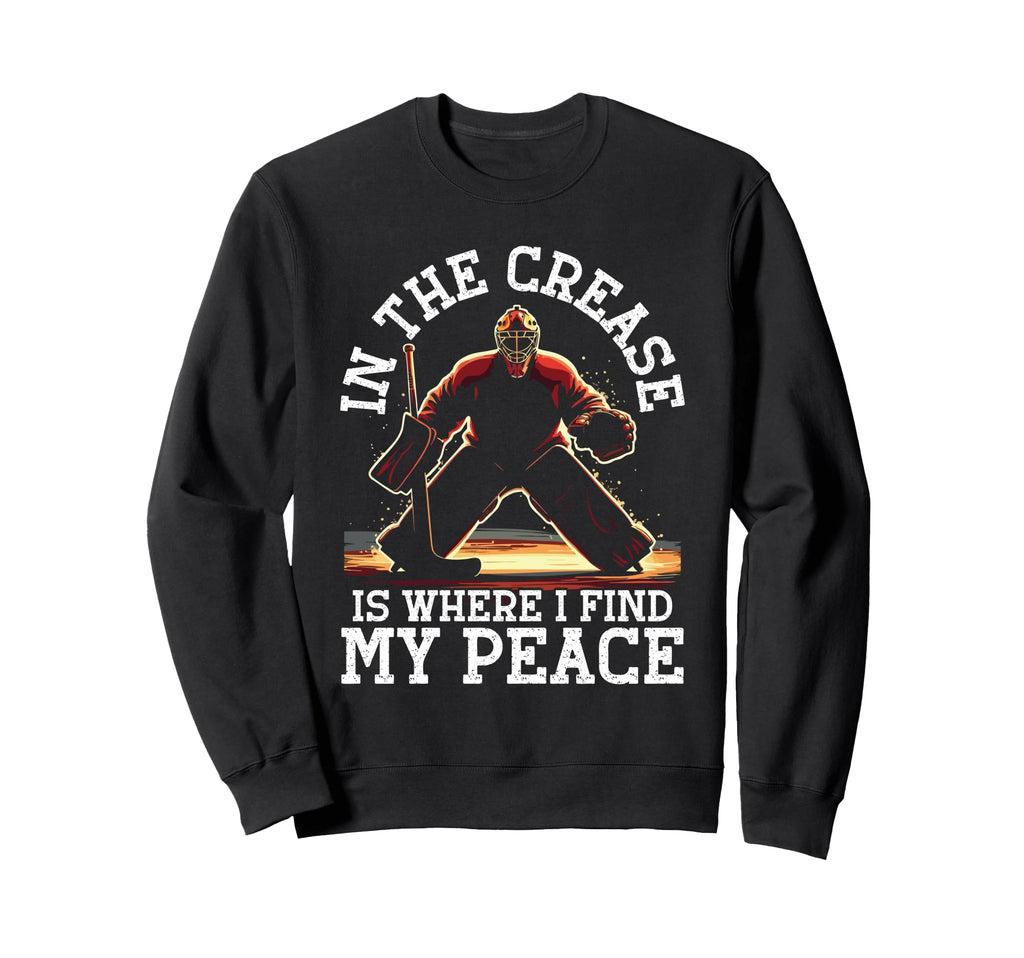 Crease Is Where I Find My Peace Ice Sweatshirt - Unique Graphic Unisex - T-Shirt, Sweatshirt, Hoodie
