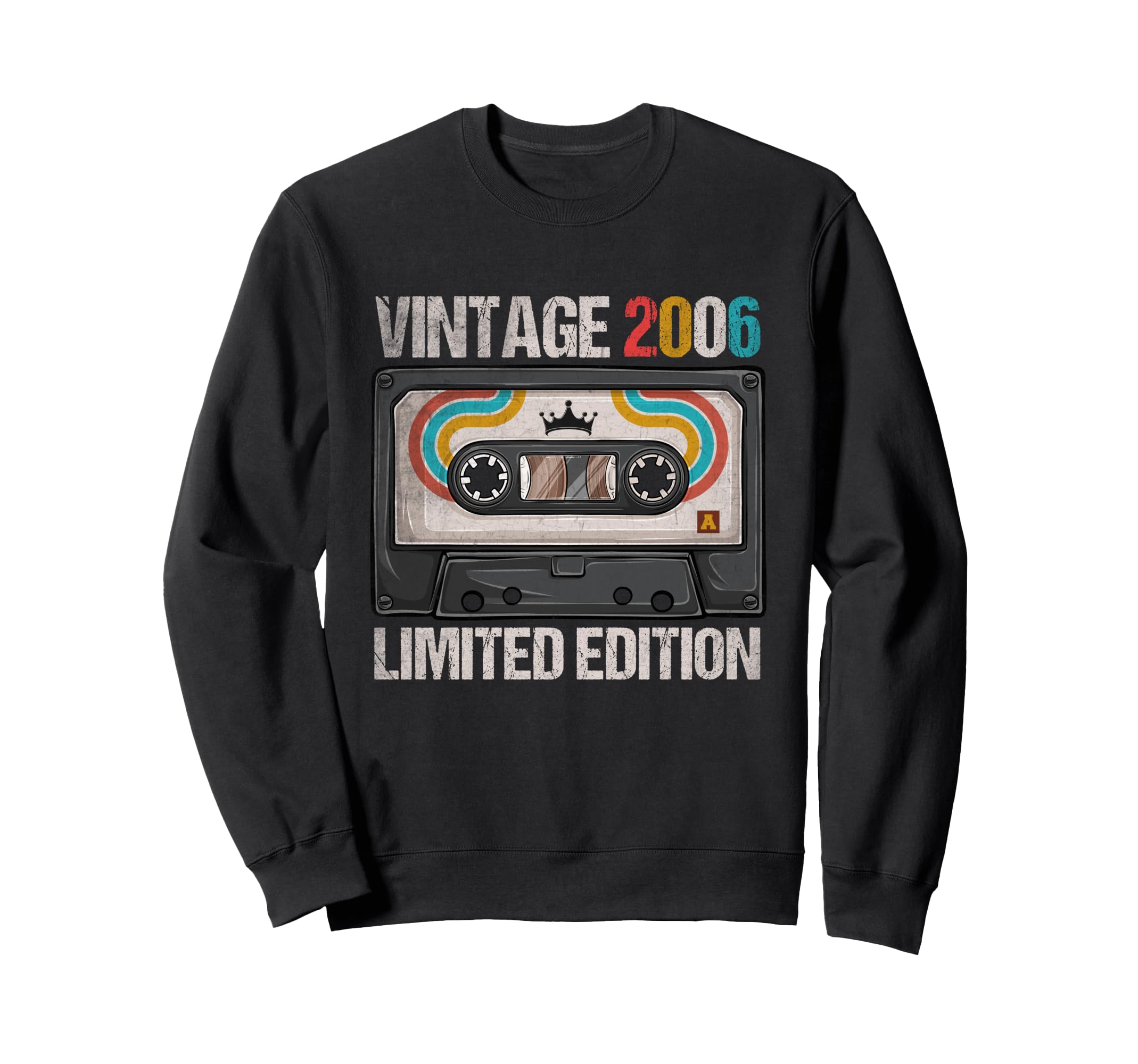2006 Funny 20Th Birthday Cassette Sweatshirt - Aesthetic Graphic Unisex - T-Shirt, Sweatshirt, Hoodie