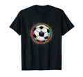 Colorful Soccer Ball Fan Soccer Mom T-Shirt - Graphic Print for Adults - T-Shirt, Sweatshirt, Hoodie