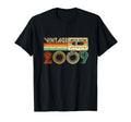 2009 15 Years Old Cassette Tape 15Th T-Shirt - Trendy Graphic for Adults - T-Shirt, Sweatshirt, Hoodie