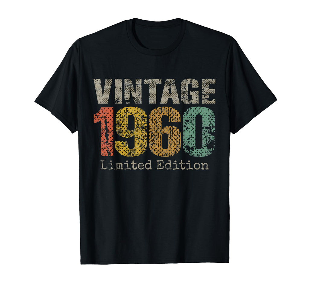 1960 Text 66Th Birthday Gift 66 Year T-Shirt - Custom Art Print Men Women - T-Shirt, Sweatshirt, Hoodie