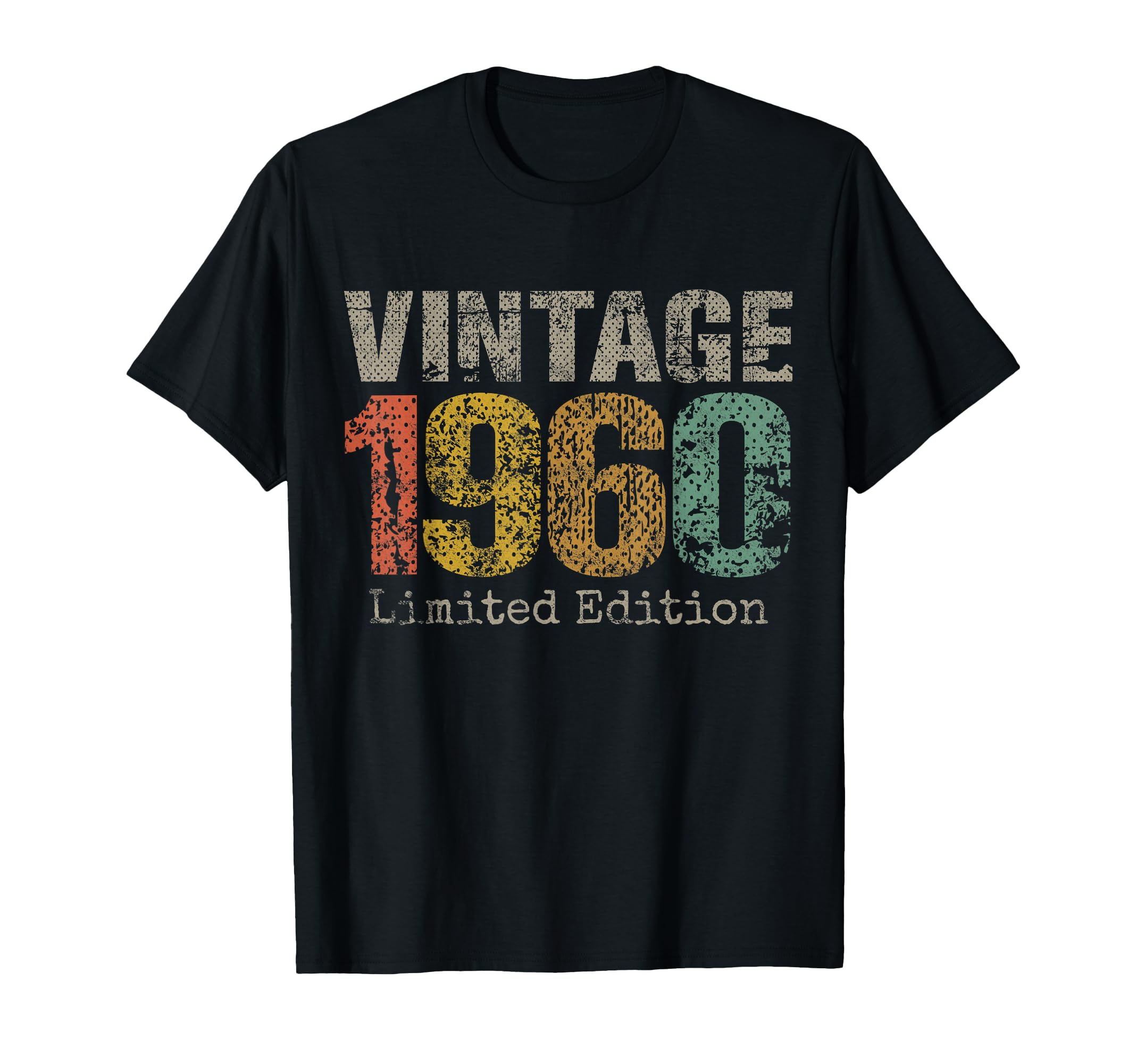 1960 Text 66Th Birthday Gift 66 Year T-Shirt - Custom Art Print Men Women - T-Shirt, Sweatshirt, Hoodie
