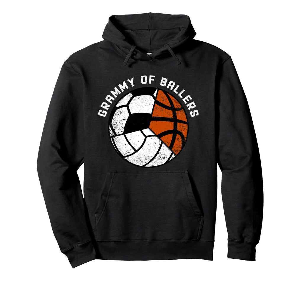 Grammy Ballers Funny Volleyball Soccer Hoodie - Trendy Graphic Unisex - T-Shirt, Sweatshirt, Hoodie