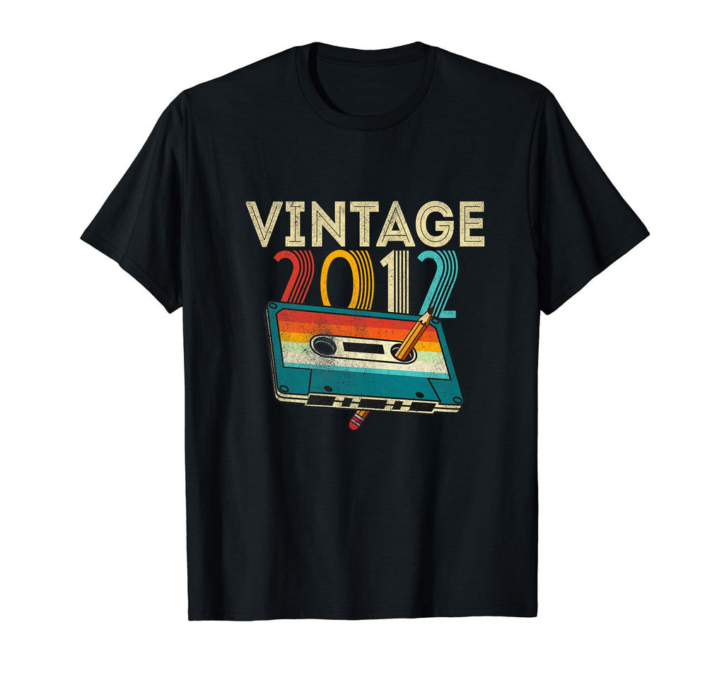 13 Year Old Gifts 2012 Cassette Tape T-Shirt - Graphic Print Men Women - T-Shirt, Sweatshirt, Hoodie