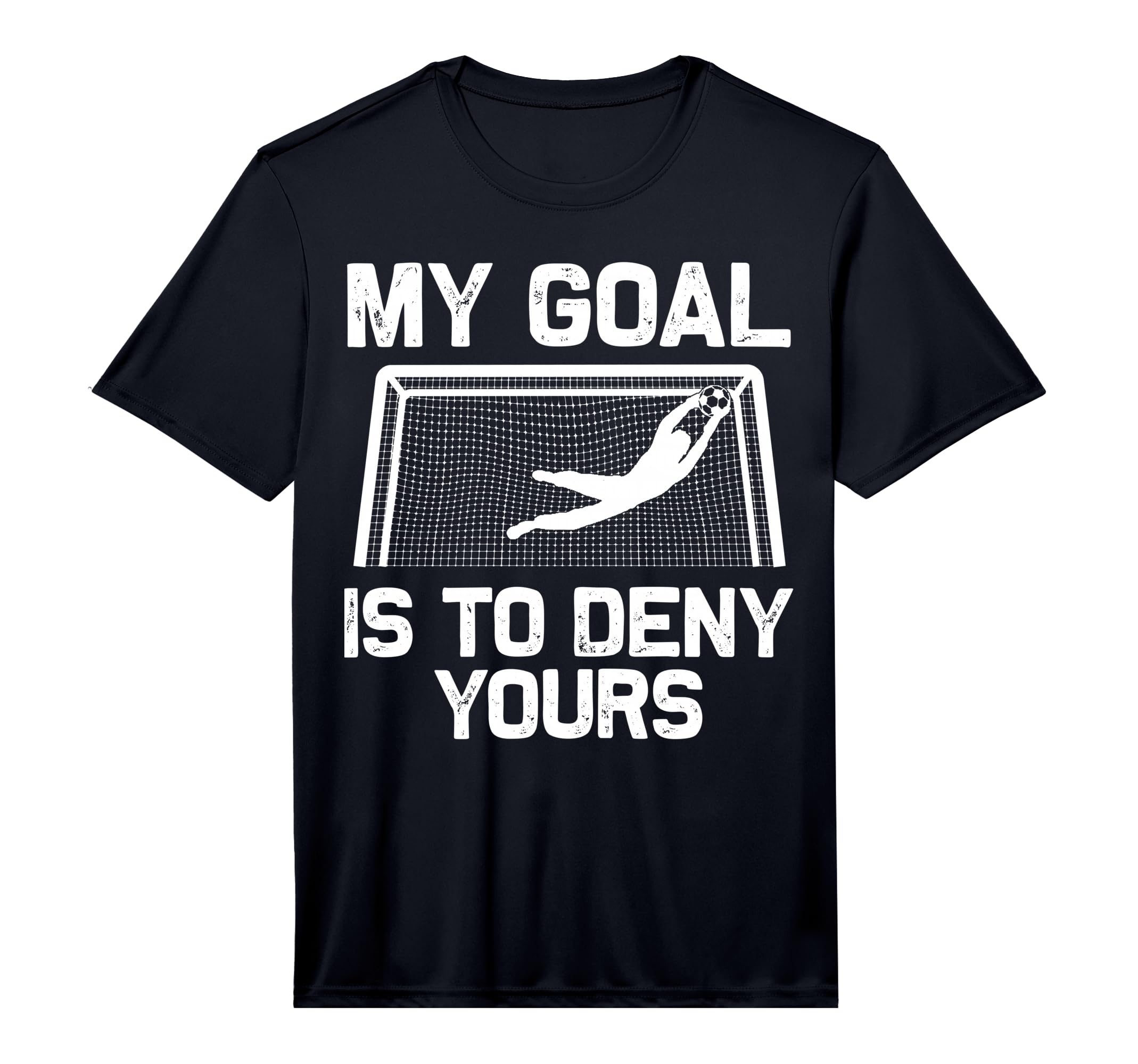 Soccer Goalie Art Gag Soccer T-Shirt - Fun Novelty Design for Adults - T-Shirt, Sweatshirt, Hoodie