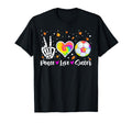 Soccer Player Peace Love Tie Dye T-Shirt - Unique Graphic for Adults - T-Shirt, Sweatshirt, Hoodie