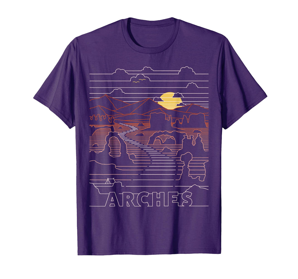 Arches National Park Delicate Arch T-Shirt - Novelty Apparel Men Women - T-Shirt, Sweatshirt, Hoodie