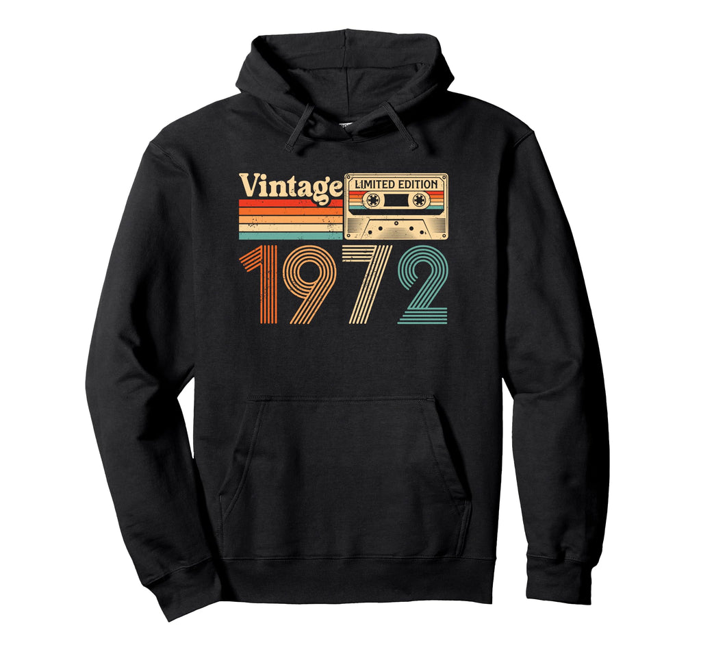 53 Year Old Born 1972 53Rd Birthday Hoodie - Custom Art Print Unisex - T-Shirt, Sweatshirt, Hoodie