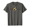 Soccer Heartbeat Soccer Ball Soccer Mom T-Shirt - Minimalist Print Unisex - T-Shirt, Sweatshirt, Hoodie
