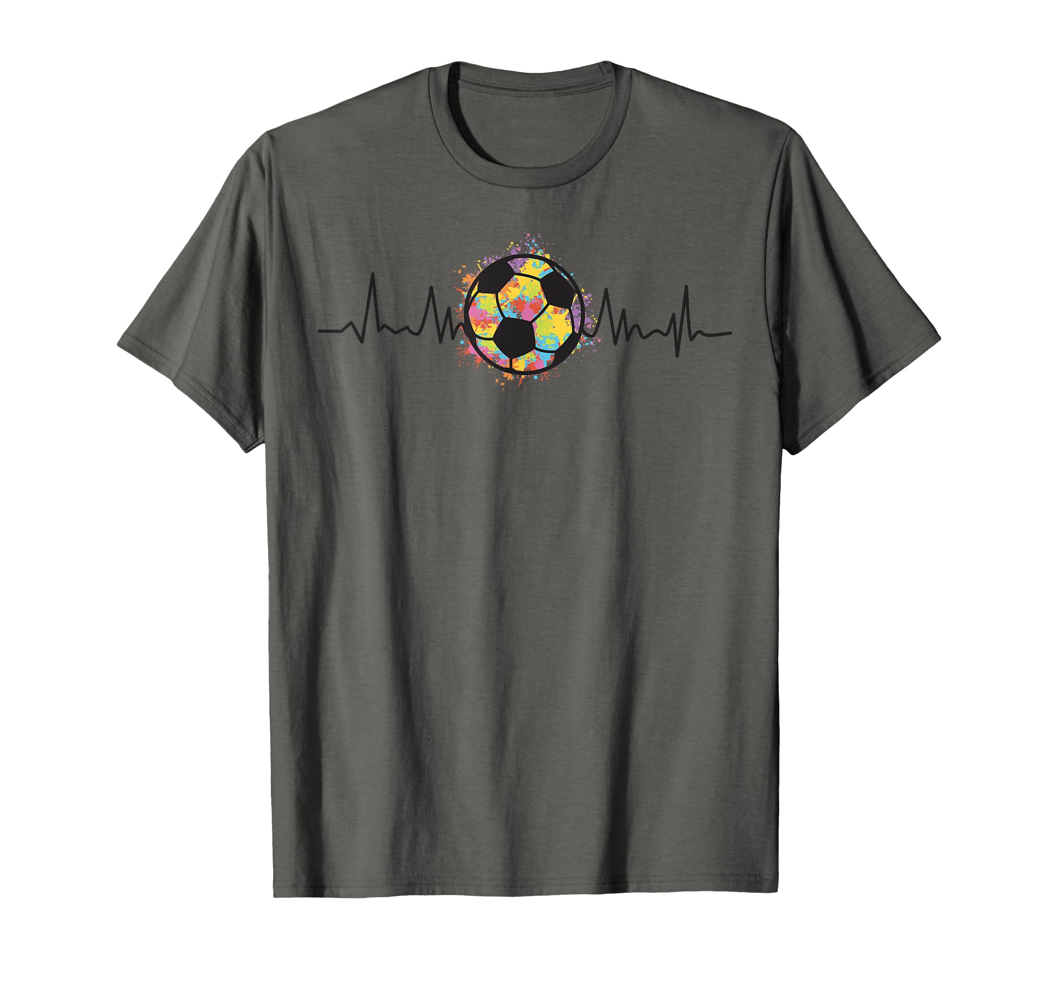 Soccer Heartbeat Soccer Ball Soccer Mom T-Shirt - Minimalist Print Unisex - T-Shirt, Sweatshirt, Hoodie