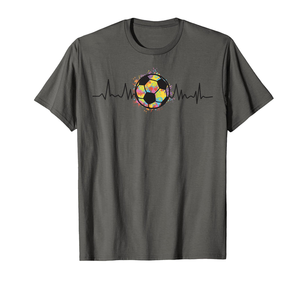 Soccer Heartbeat Soccer Ball Soccer T-Shirt - Fun Novelty Design Men Women - T-Shirt, Sweatshirt, Hoodie