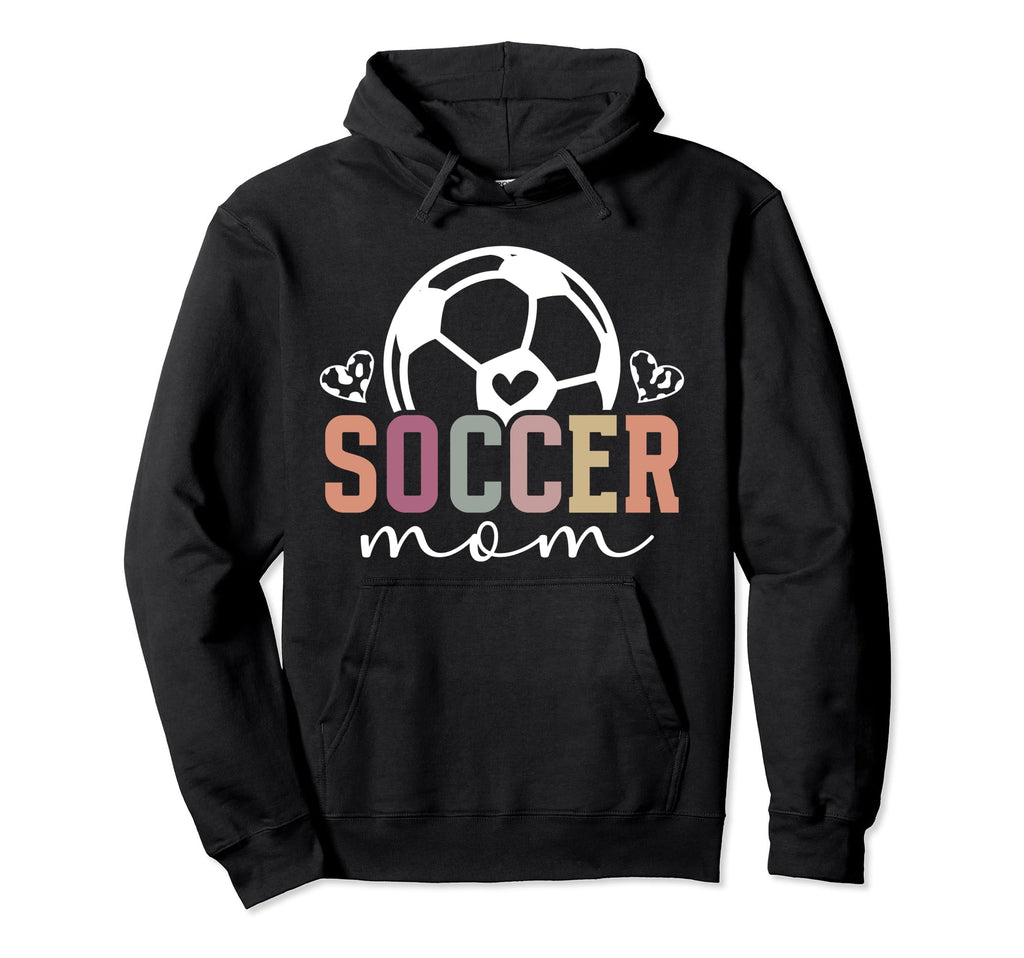 Soccer Mom Soccer Player Mama Boho Hoodie - Unique Graphic for Adults - T-Shirt, Sweatshirt, Hoodie